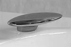 Излив на борт ванны Aquanet Ниагра хром А3, 2