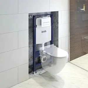 Инсталляция для подвесного унитаза Set 3 в 1 IDDIS Optima Home OPH0000i32K с кнопкой белый Инсталляция для подвесного унитаза Set 3 в 1 IDDIS Optima Home OPH0000i32K с кнопкой белый, 5