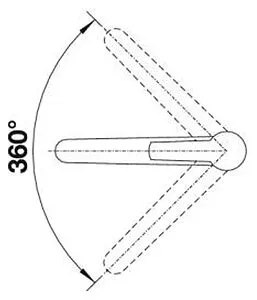 Смеситель для кухни Blanco Nea жемчужный 520749 Смеситель для кухни Blanco Nea жемчужный 520749, 3