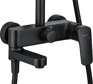 Душевая система со смесителем для ванны Aquatek Вега чёрный матовый AQ2040MB Душевая система со смесителем для ванны Aquatek Вега чёрный матовый AQ2040MB, 5