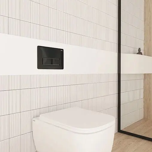 Клавиша смыва для унитаза IDDIS Optima Home OPH10B0i77 черный матовый