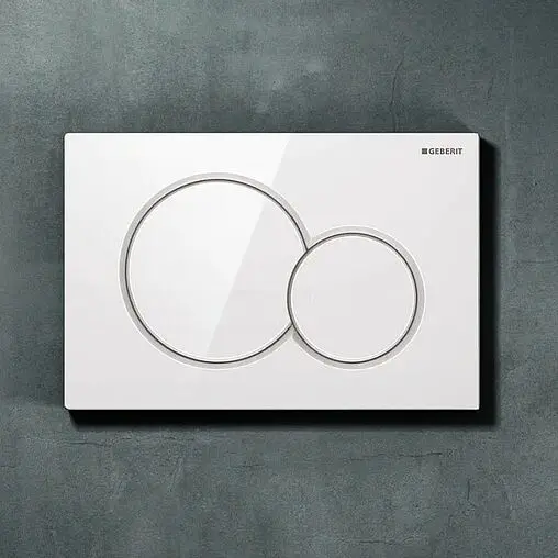 Клавиша смыва для унитаза Geberit Sigma 01 115.770.11.5 альпийский белый