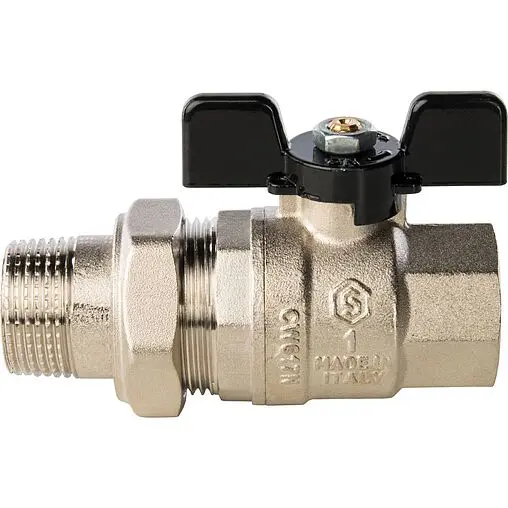 Кран шаровый с американкой 1"в x 1"н Stout SVB-0007-000025