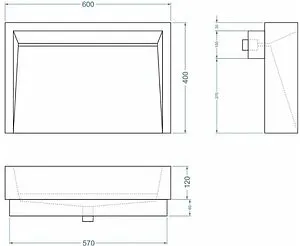 Раковина Uperwood UPD Mariana черный матовый 291020322 Раковина Uperwood UPD Mariana черный матовый 291020322, 2