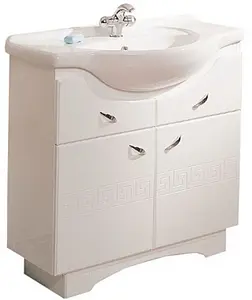 Тумба-умывальник напольная Aquaton Аттика 85 белый 1A0590K0AT010, 1