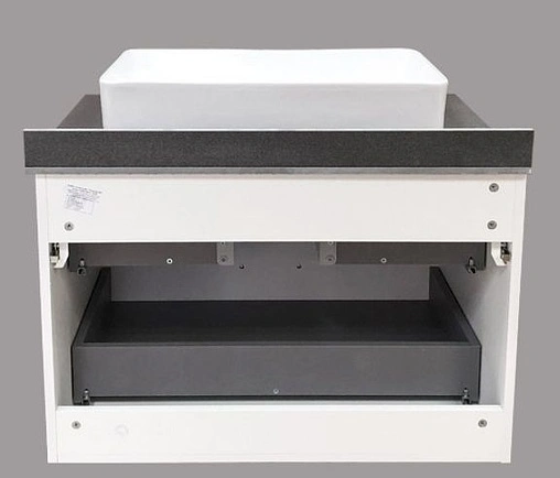 Тумба-умывальник напольная Comforty Империя 80 белый/серый 00004142360CF