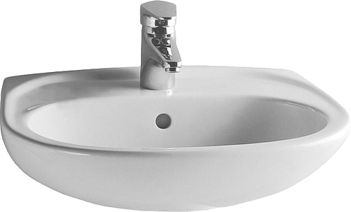Раковина с пьедесталом VitrA Normus 55 белый 9600B003-7650 Раковина с пьедесталом VitrA Normus 55 белый 9600B003-7650