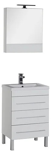 Шкаф-зеркало Aquanet Верона 58 L белый 00175344