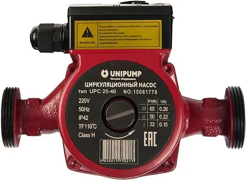 Насос циркуляционный Unipump UPС 25-40 180 53843