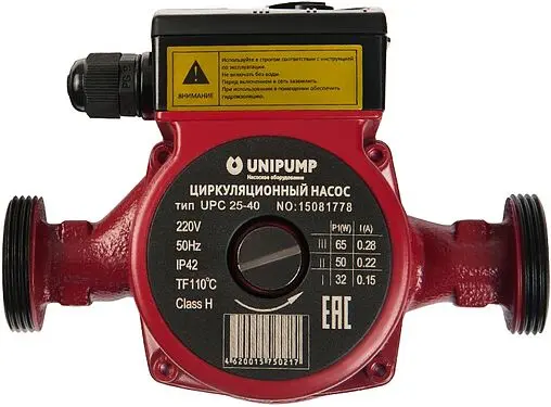 Насос циркуляционный Unipump UPС 25-60 180 50058