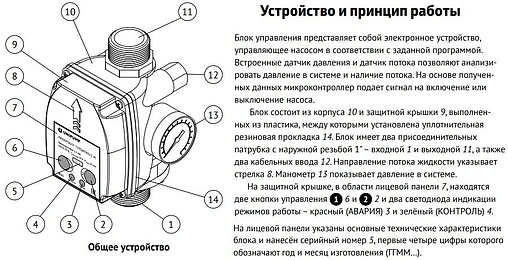 Блок управления насосом UniPump АКВАРОБОТ ТУРБИПРЕСС М 14652