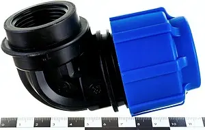 Уголок компрессионный переходной 32мм x 1&quot;в ТПК-Аква 50023201, 5