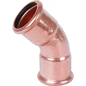 Отвод пресс двухраструбный 35мм угол 45° Sanha 6041 1604135 Отвод пресс двухраструбный 35мм угол 45° Sanha 6041 1604135, 1