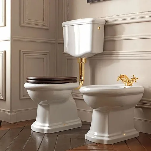 Унитаз со средним бачком Kerasan Retro белый 101001+107201+