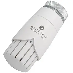 Головка термостатическая M30x1.5 Schlosser Diamant белый 600100005 Головка термостатическая M30x1.5 Schlosser Diamant белый 600100005, 1