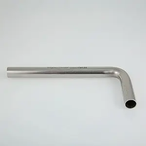 Отвод безраструбный 15мм угол 90° L= 100х600мм Valtec VT.INOX-PRESS VTi.960.I.151060, 4