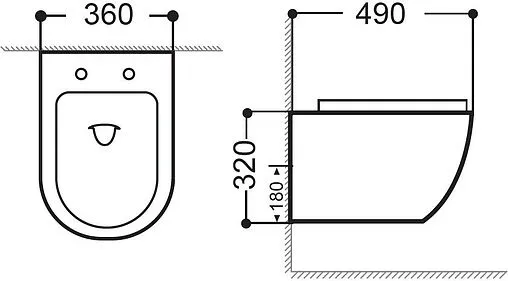 Унитаз подвесной безободковый Aquanet Cetus 2.0 Rimless белый Cetus W Short