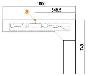 Зеркало с подсветкой Aquaton Корнер 100 R белый 1A0529K0KR01R, 2