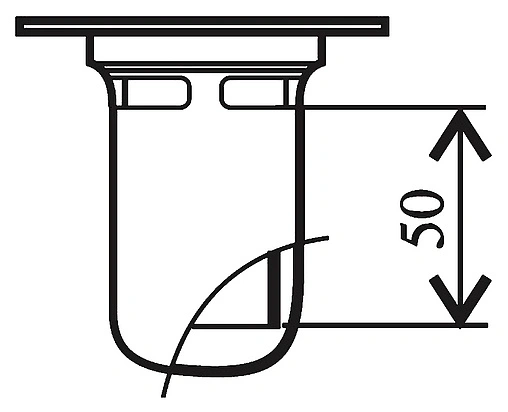 Сифон для душевого поддона Ravak Basic хром X01308 Сифон для душевого поддона Ravak Basic хром X01308