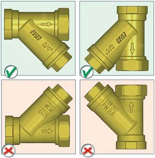 Фильтр угловой сетчатый 1&quot;в x 1&quot;в Far FA 2390 1