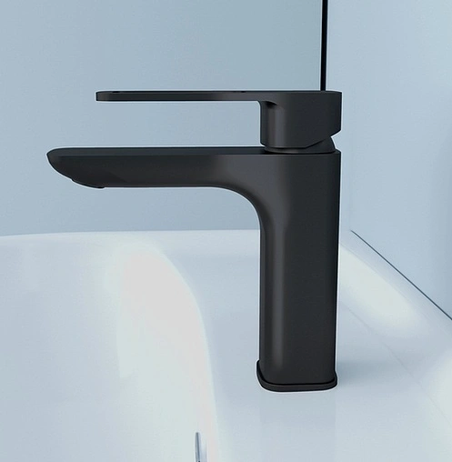 Смеситель для раковины IDDIS Slide чёрный матовый SLIBL00i01