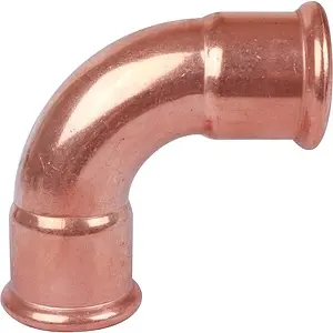 Уголок пресс двухраструбный 42мм угол 90° Sanha 6002A 16002A42 Уголок пресс двухраструбный 42мм угол 90° Sanha 6002A 16002A42, 4