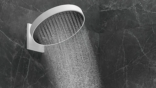 Лейка верхнего душа с настенным креплением Hansgrohe Rainfinity 360 1jet матовый белый матовый/графит 26230700