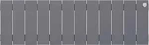 Радиатор биметаллический 12 секций Royal Thermo PianoForte 200 Silver Satin RTPSS20012, 2