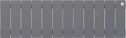 Радиатор биметаллический 12 секций Royal Thermo PianoForte 200 Silver Satin RTPSS20012