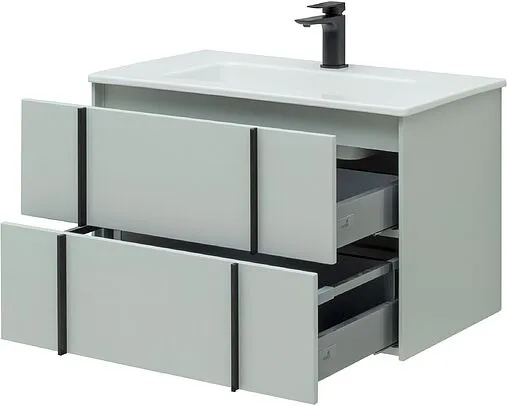 Тумба под умывальник подвесная Allen Brau Reality 80 папирус 1.32005.PWM