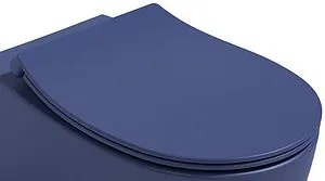 Крышка-сиденье для унитаза с микролифтом ISVEA D80 синий матовый 40D80544I-S, 3