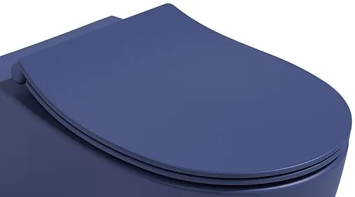 Крышка-сиденье для унитаза с микролифтом ISVEA D80 синий матовый 40D80544I-S