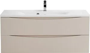 Тумба-умывальник подвесная BelBagno MARINO 120 Crema Opaco MARINO-1200-2C-SO-CO-P+BB1200/450-LV-MR-PR Тумба-умывальник подвесная BelBagno MARINO 120 Crema Opaco MARINO-1200-2C-SO-CO-P+BB1200/450-LV-MR-PR, 1