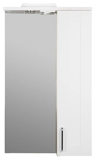 Шкаф-зеркало IDDIS Sena 50 R белый/дерево SEN5000i99