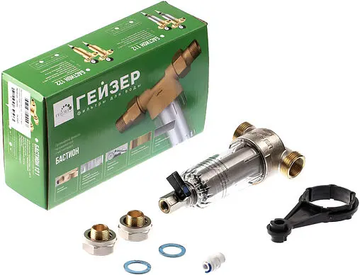 Фильтр тонкой очистки воды ½"н x ½"н Гейзер Бастион 111 32666