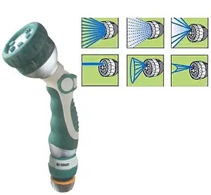 Наконечник поливочный 6-позиционный регулируемый с соединителем ½&quot; Raco Profi-Plus 4256-55/344C, 2