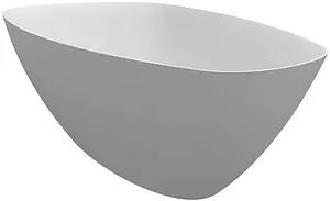 Ванна отдельностоящая из искусственного камня Riho Toledo 158x110 белый B126001105, 3