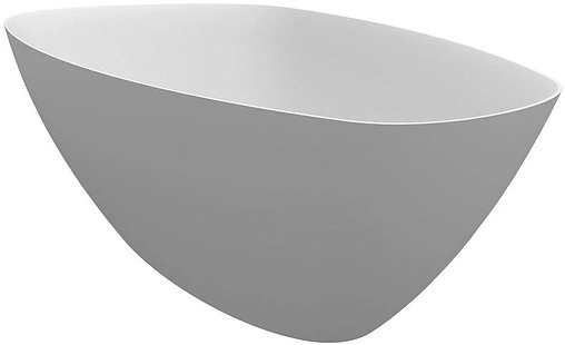 Ванна отдельностоящая из искусственного камня Riho Toledo 158x110 белый B126001105