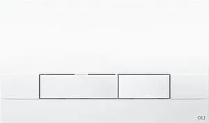 Клавиша смыва для унитаза OLI Narrow 152939 белый, 1