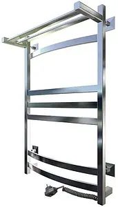 Полотенцесушитель электрический лесенка Тругор Пэк 21 кв П 80х40 полированная сталь Полотенцесушитель электрический лесенка Тругор Пэк 21 кв П 80х40 полированная сталь, 1