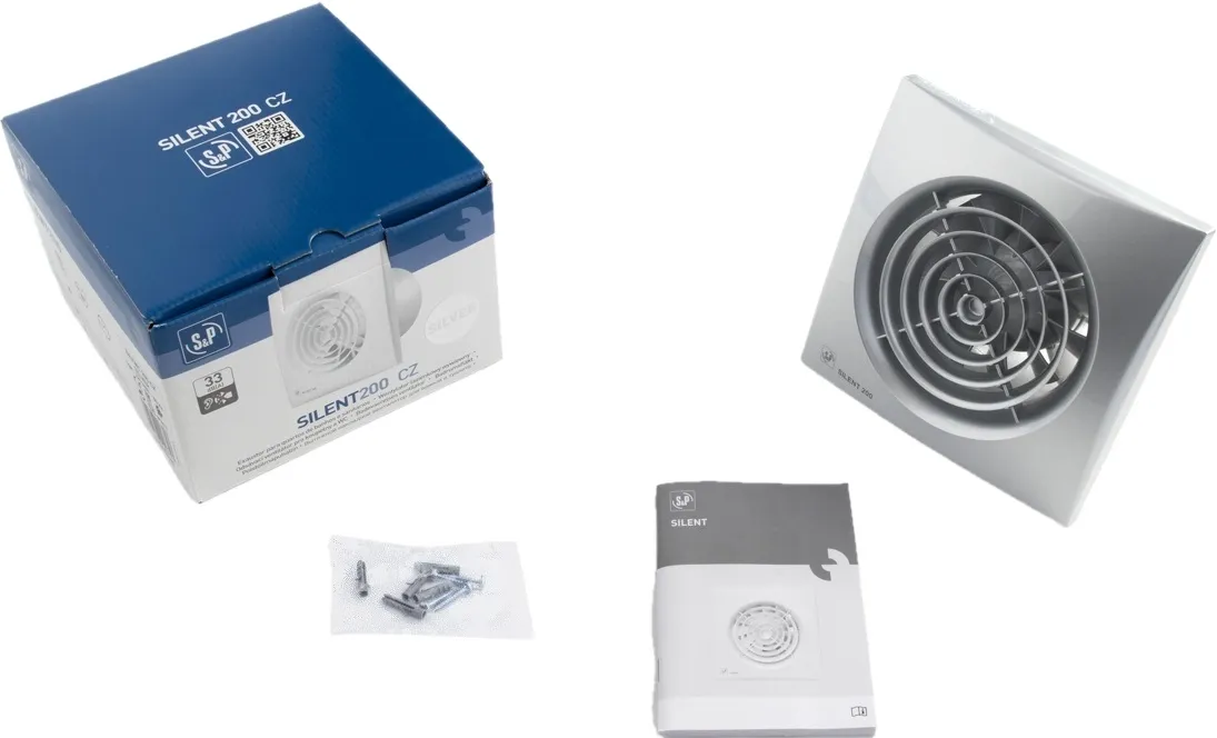 Вентилятор вытяжной Soler &amp; Palau SILENT-200 CZ SILVER