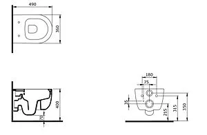 Унитаз подвесной безободковый Allen Brau Priority белый 4.31002.20, 2
