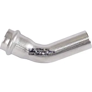 Уголок пресс однорастубный 22мм угол 45° Sanha NiroSan 9040 6904022 Уголок пресс однорастубный 22мм угол 45° Sanha NiroSan 9040 6904022, 4