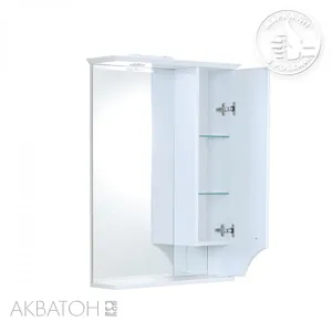 Шкаф-зеркало Aquaton Элен 65 белый 1A219002EN010 Шкаф-зеркало Aquaton Элен 65 белый 1A219002EN010, 3