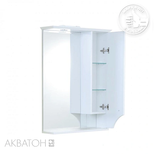 Шкаф-зеркало Aquaton Элен 65 белый 1A219002EN010