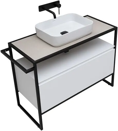 Тумба-умывальник напольная Allen Brau Priority 100 белый 1.31003.WM+