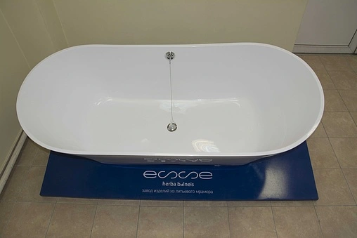 Ванна отдельностоящая из искусственного камня Esse Borax 179x79 белый EBOR1790