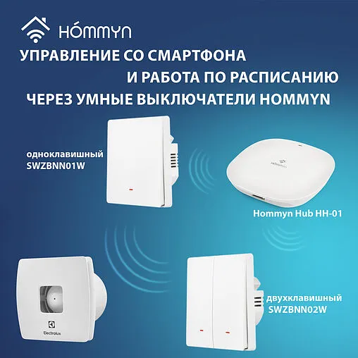 Вентилятор вытяжной Electrolux PREMIUM EAF - 120TH белый