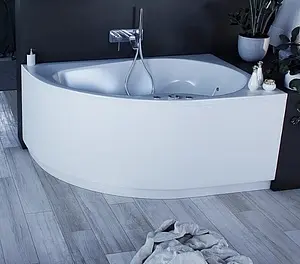 Ванна акриловая Aquatek Вирго 150х100 R с фронтальной панелью, с каркасом (разборный) VIR150-0000025, 4