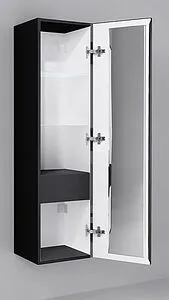 Шкаф-пенал подвесной Jorno Strong 33 антрацит Str.04.130/P/A Шкаф-пенал подвесной Jorno Strong 33 антрацит Str.04.130/P/A, 3